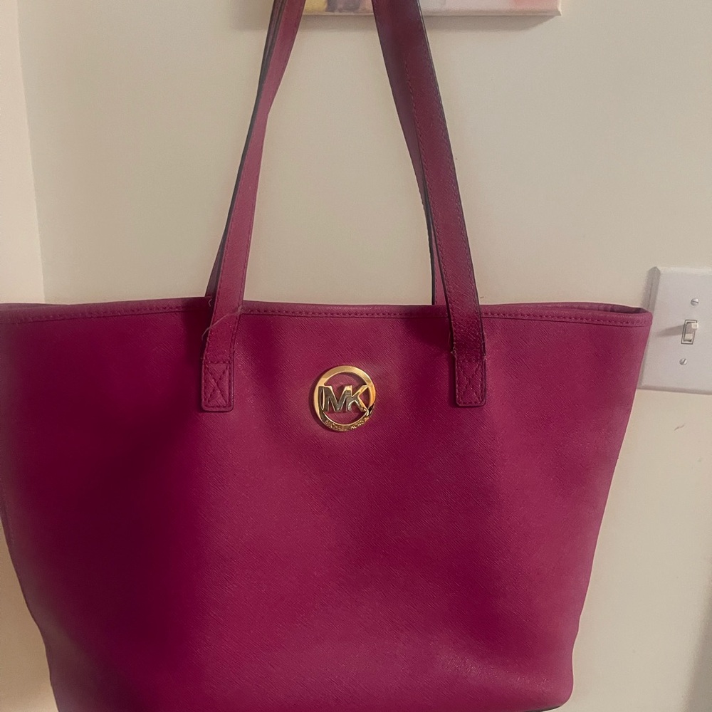 Michael Kors Fuchsia Tote Bag